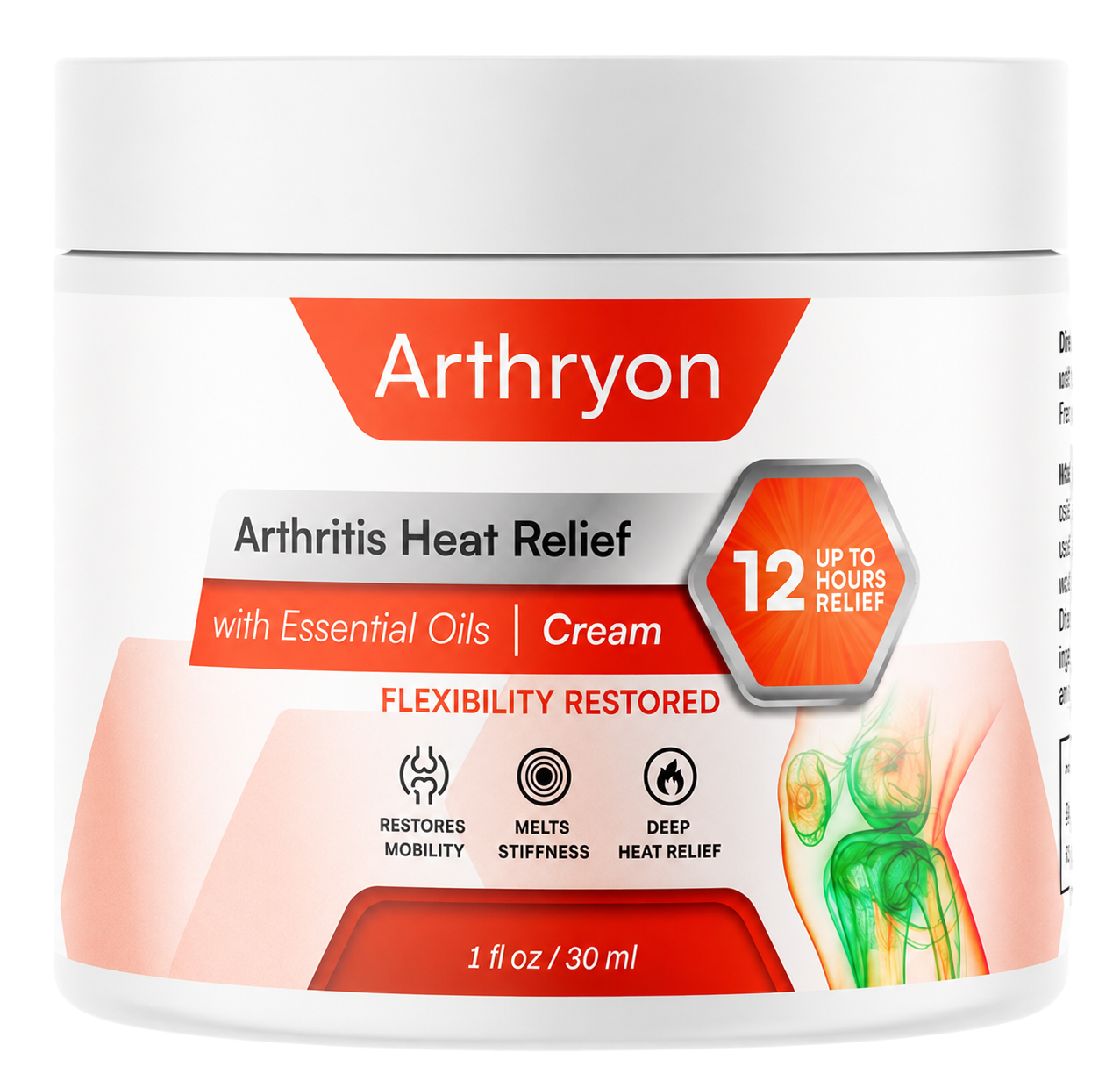 One jar of Arthryon Arthritis Heat Relief Cream
